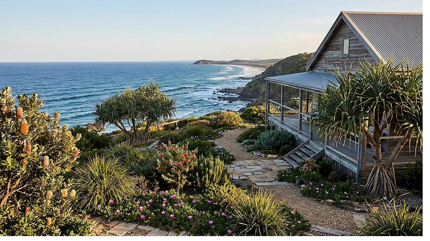 Coastal Northern Rivers garden maintained by Tucki Gardens