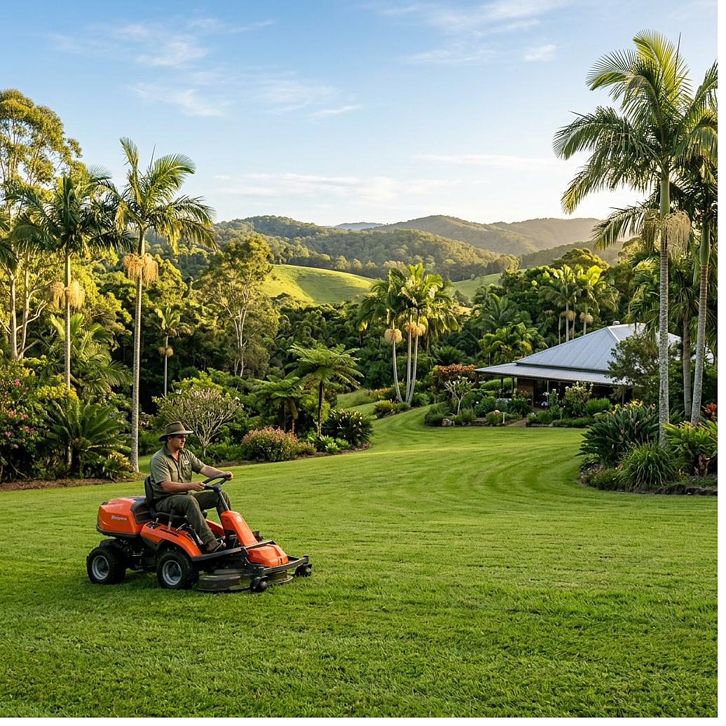 Garden maintenance in Bangalow, Northern Rivers NSW